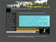 Tablet Screenshot of malgalaghetto.it
